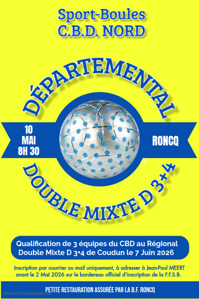 Eliminatoire Double Mixte Roncq