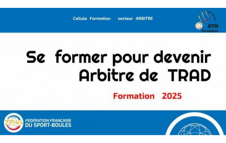 Formation d arbitres Session 2025