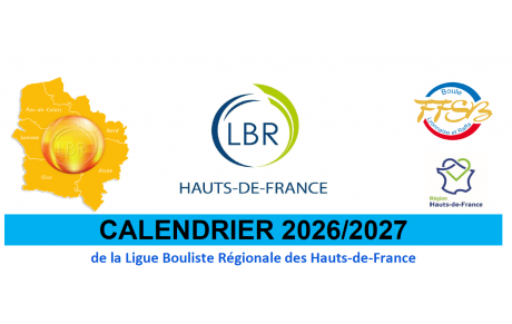 Calendrier Régional 2026 2027